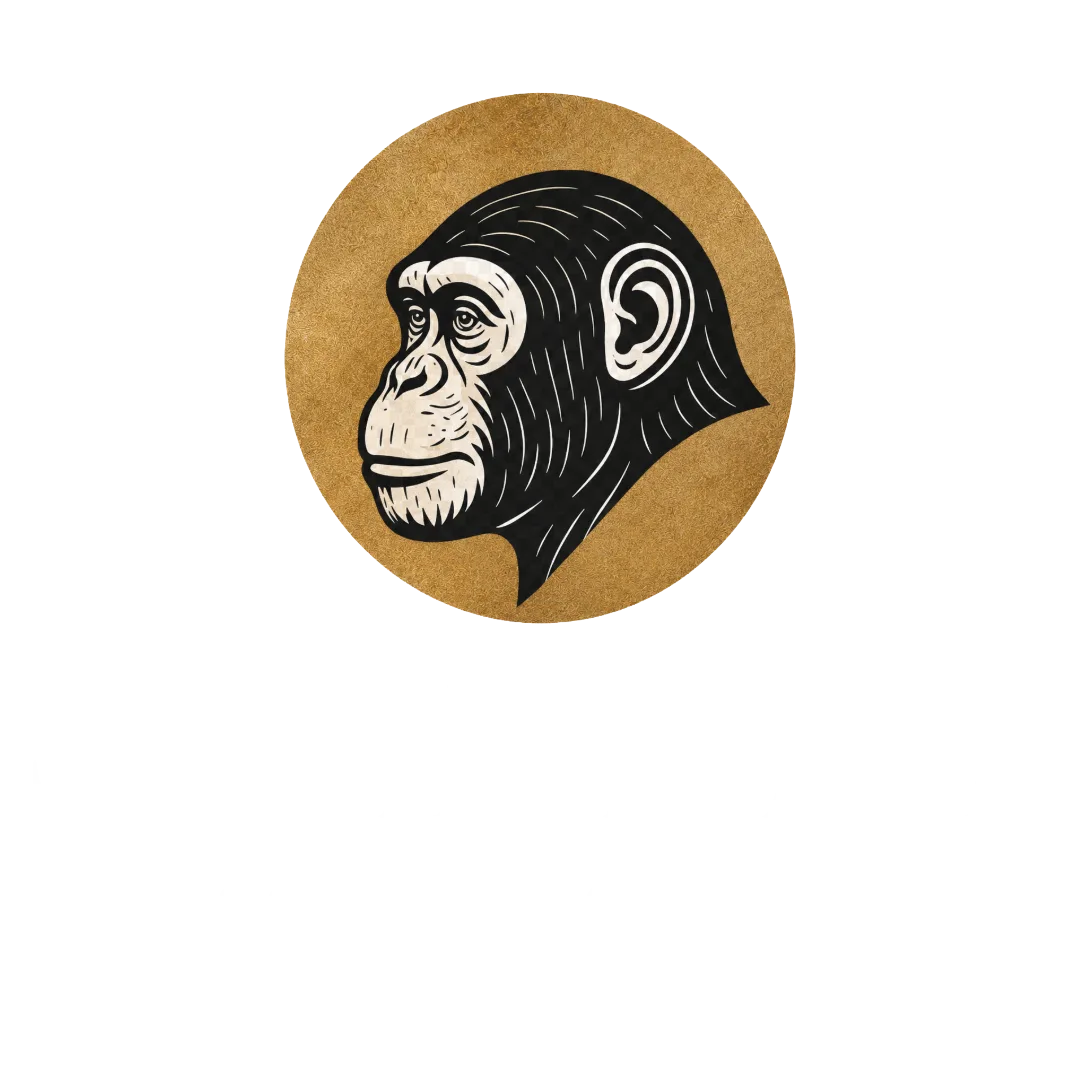 Simian Risk Logo Simian Coffee Roasters · A Conservation Roastery